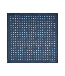 Perfect for folding up and putting in your pocket, Paul Smiths spotted hankie is a characteristic-quirky choice for this essential accessory - Square shape, logo printed at corner - Stash away in the back pocket of your cords, or fold into a triangle and showcase on tweed blazers