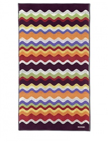 Liven up your beach routine with this bright cotton towel woven in Missoni's signature chevron stripe.Cotton40W X 75HMachine washMade in Portugal