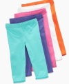 Take dresses and shirts from warm weather to cool with a pair of these capri leggings from Carters.