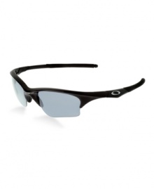 The XLJ version of our Half Jacket® frame offers extended lens coverage for larger faces or for those who prefer an expanded field of view. Accented with true metal icons, the lightweight O MATTER® nylon frames with iridium lenses include Unobtainium® earsocks and grip anchors. The open-edge design extends your vertical field of vision, and High Definition Optics® provides unbeatable visual performance.