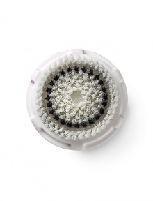 Made of a soft nylon derivative, especially for sensitive skin. Replace brush head every 90 days Mounts easily on Clarisonic handle