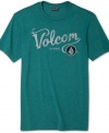 The classic Volcom logo graphic and relaxed fit are sure to make this t-shirt one of your new favorites.