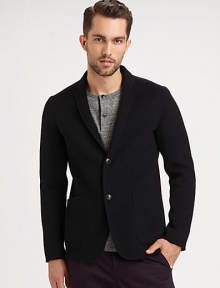 A smart, sophisticated look that you'd expect from a rich, luxurious blend of wool and cashmere, impeccably tailored in a single-breasted silhouette with large patch pockets to neatly store your day-to-day essentials.Button-frontWaist patch pocketsRear vent90% wool/10% cashmereDry cleanImported