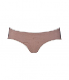 Spearheading the innerwear-as-outerwear trend, VPLs easy to layer pieces offer a fashion-forward alternative to lingerie - Contrast mesh trim and piping, decorative front stitching detail - Perfect under any outfit or paired with a matching bra for stylish lounging