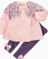 For a look that's as sweet as her, this tunic and leggings set by First Impressions is a pretty pick.