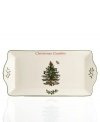 With an historic pattern starring the most cherished symbol of the season, this Christmas Tree platter from Spode's collection of serveware and serving dishes is a festive gift to holiday dining. Embellished with Christmas Goodies in bold red, there's no better way to serve holiday desserts.