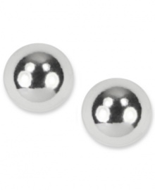 A timeless design for the season. These stud earrings from Jones New York come in a round design for a polished look. Crafted in silver tone mixed metal. Approximate diameter: 1/2 inch.