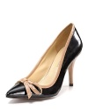 In polished patent, the Leealder pumps lend buttoned-up chic to the pretty professional. From Enzo Angiolini.