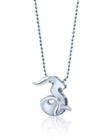 What's your sign? This beautifully rendered Sea Goat pendant will help your stars align in polished sterling silver.