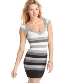 Get hot in an instant with this bodycon dress from GUESS? -- and show off your traffic-stopping curves!