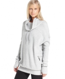 Throw this cozy Calvin Klein Performance sweatshirt on over your favorite leggings and tank top - perfect for cycling, yoga or just hanging out!