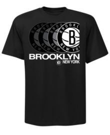 Showcase Brooklyn's newest token in this tee repping the Brooklyn Nets by Majestic.