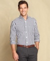 Pop some plaid into your wardrobe with this shirt from Tommy Hilfiger and add some prep to your step.