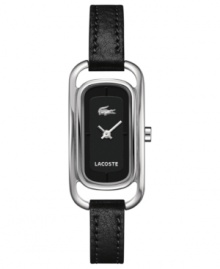 A sophisticated case silhouette breathes life into this Sienna collection watch from Lacoste.