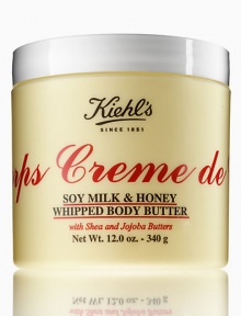 Luxuriously Whipped. Sinfully Addictive. Now available in a large 12-oz. size. Luxuriously scented cream. Light on skin, yet rich in 24-hour hydration. Decadently air-whipped for instant penetration to restore, protect, and soften skin. Quickly absorbed to deliver deep moisturization and leave a light, addictive scent on skin. No parabens, glycols or silicones. 