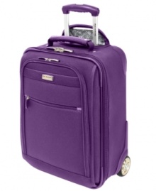 Your guide for getting overseas with ease! Meet your travel match, an incredibly durable, extremely well-stocked & perfectly-sized suitcase that glides with ease, packs with order and arrives in style wherever you are in the world. A tightly woven polyester exterior holds up against the wear and tear of busy travels.