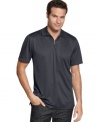 With a cool textured body and a modern zip placket, this polo shirt from Via Europa is a youthful take on a fave.