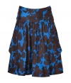 Take this seasons penchant for prints into your workwear wardrobe with Marc by Marc Jacobs floral print silk skirt, a sweet feminine staple packed with pairing possibilities - Draped sides, side slit pockets, metal back zip - Fitted waist - Team with feminine tops and pumps, or chunky knits and high-heeled ankle boots