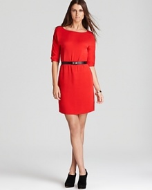 With it's minimalist design and silk silhouette, this MICHAEL Michael Kors dress works 24-7 sophistication, whether you're headed to the corner office or cocktail hour.