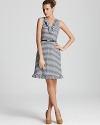 kate spade new york Belted Stripe Henley Dress