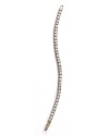 Crislu's round cut tennis bracelet is exactly what she wants this year. Simple chic with understated glamour is perfect for day or evening parties.