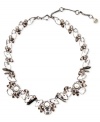 Own the night with this statement necklace that radiates glamour from Givenchy. Crafted from hematite-tone mixed metal, the necklace truly dazzles with glass pearls and stones providing a lustrous effect. Approximate length: 16 inches + 3-inch extender.