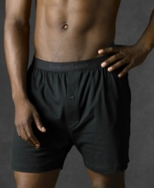 Boxer short with minimal detailing and a loose fit for ultimate comfort.