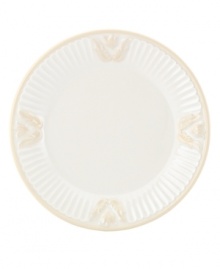 An elegant classic, the Butler's Pantry bread and butter plate adds a vintage touch to every gathering. Embossed vines and a fluted border create a soft, feminine look while superior Lenox craftsmanship ensures exceptional durability. Qualifies for Rebate