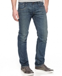 Prepared for anything. These Guess jeans will keep you comfortable and looking good no matter what the day has in store.