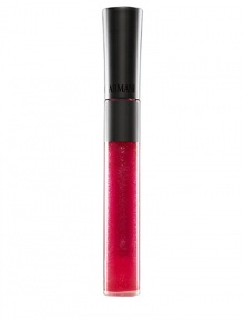 Embellish lips with this iridescent, sparkling gloss. Lavishes lips with a sultry veil of color. Leaves a shimmering, elegant finish. Paint your lips with the precise brush applicator. 