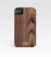 A natural-inspired wood grain design accents a plastic hard shell cover set to protect your Apple iPhone in style.Plastic7W x 5HImported