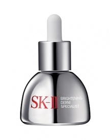 This revitalizing gel emulsion enhanced with a Vitamin C derivative and Pitera hydrates and evens skin tone. SK-II Brightening Derm Specialist moisturizes to promote a clear and translucent glow revealing brighter, more translucent skin.