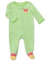 Super adorable footed sleeper by Carter's.