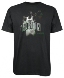 Pay homage to your favorite point guard Rajon Rondo of the Boston Celtics in this tee by adidas.