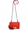 A mini version of the must-have Harper bag, this Diane von Furstenberg crossbody bag will update your cocktail-ready look - Front flap with turn-lock closure, tassel detail, shoulder strap with chain detail, back logo detail - Pair with a flirty frock and heels