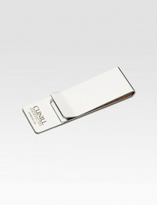 Classic money clip in polished sterling silver. About ¾W X 2¾H Made in Spain