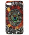 Walk and talk proud with this peacock-printed case for your iPhone as striking colors take flight on this accessory. Approximate length: 2-1/2 inches. Approximate height: 4-3/4 inches. Approximate width: 1/2 inch.