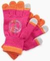 Peace will be with her wherever she goes in these brightly colored gloves from Greendog. (Clearance)