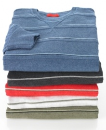 With a hint of nautical style, this Izod sweater is an easy look that will work all season long. (Clearance)