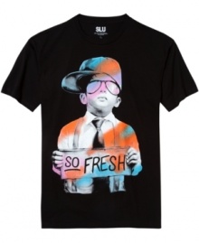 How fresh? This chilled-out graphic tee from Swag Like Us instantly ups your cool factor.