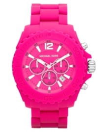 Break out some vibrant color for the season with this eye-popping Drake watch from Michael Kors.