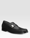 Smooth leather classics have silver buckle ornament. Leather lining and sole Padded insole Made in Italy