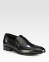 Sleek and smooth Italian leather combined with expert craftsmanship makes this timeless loafer one step ahead of the rest.Leather upperLeather liningPadded insoleRubber soleMade in Italy