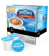 Hot chocolate on demand! Simply pop in a pod and give your tastebuds something to talk about with this intensely rich and deep milk chocolate blend. This Swiss Miss® treat is made at a real dairy with milk from local farms to create the perfect cocoa.