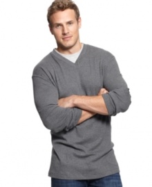 Get ready for relaxation with this comfortable ribbed shirt from John Ashford.