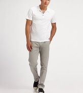 Polo perfection for a new season in fine-knit cotton piqué.Three-button placketCottonDry cleanImported