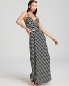 VINCE CAMUTO Stripe Maxi Dress