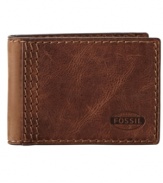 Keep cash and cards stylishly organized with a classic Fossil bi-fold wallet.