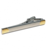 Add more polish to your professional look with this tie clip from Geoffrey Beene.