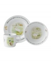 Wedgwood sets the children's table. Colorful illustrations and excerpts from Beatrix Potter's classic tale of Jemima Puddleduck make this nostalgic dinnerware set a treat for parents and kids alike.